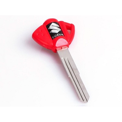 Llave En Blanco Para Moto Suzuki - Compatible Con Hayabusa Y GSXR 600 750 1000 (2001-2009) | Color Azul Plata